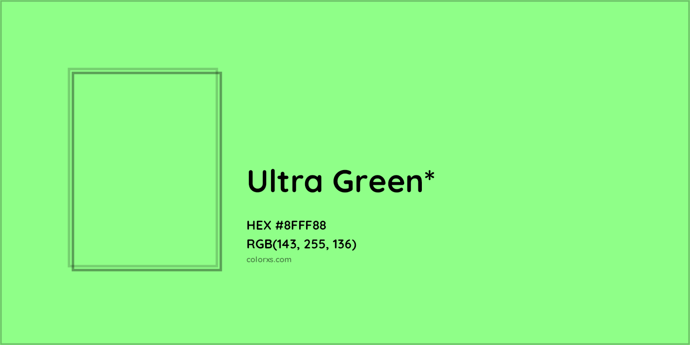 HEX #8FFF88 Color Name, Color Code, Palettes, Similar Paints, Images