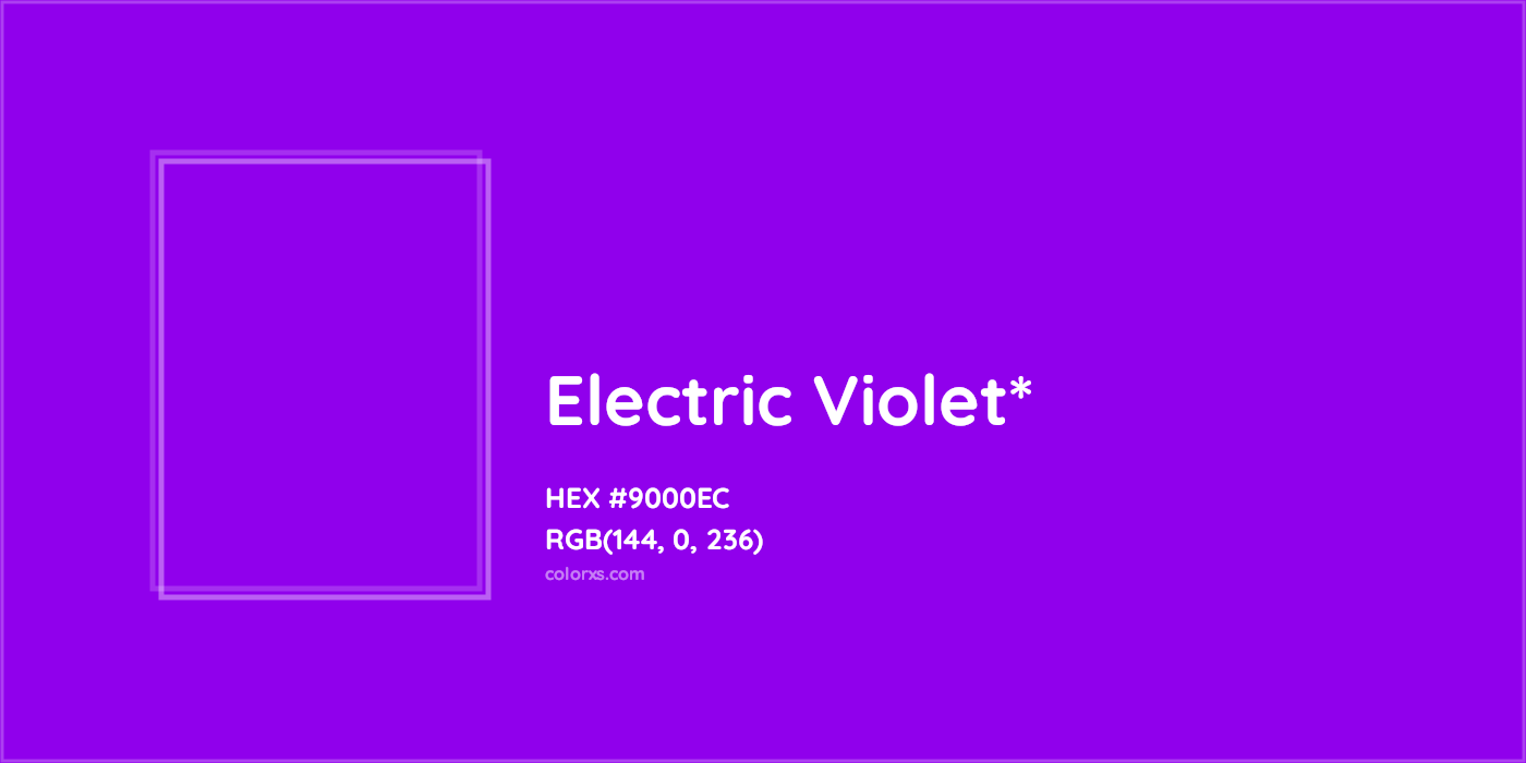 HEX #9000EC Color Name, Color Code, Palettes, Similar Paints, Images