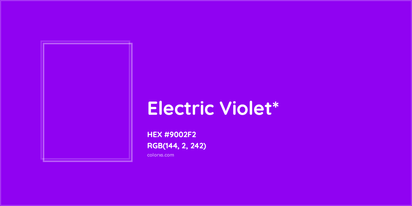 HEX #9002F2 Color Name, Color Code, Palettes, Similar Paints, Images