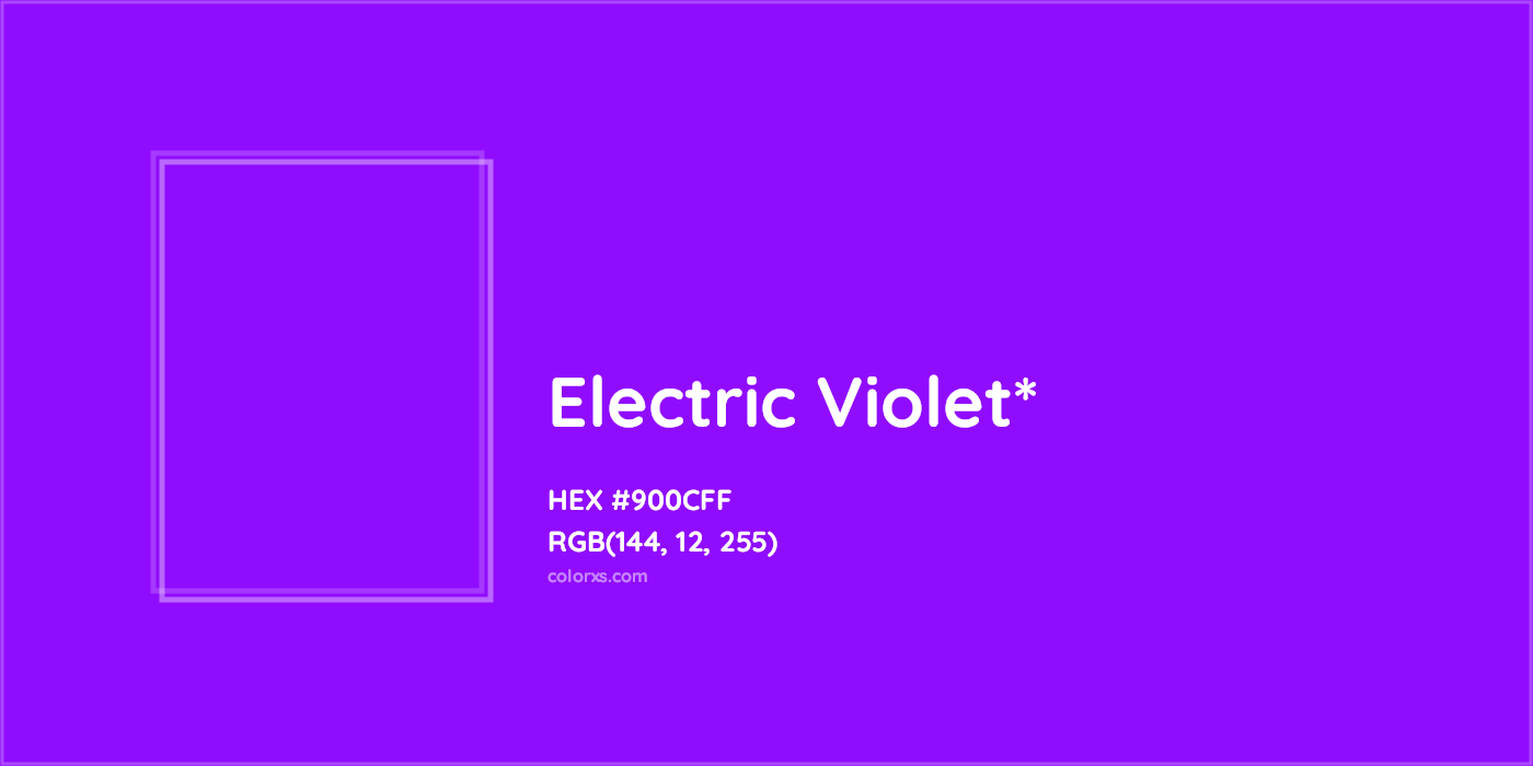 HEX #900CFF Color Name, Color Code, Palettes, Similar Paints, Images