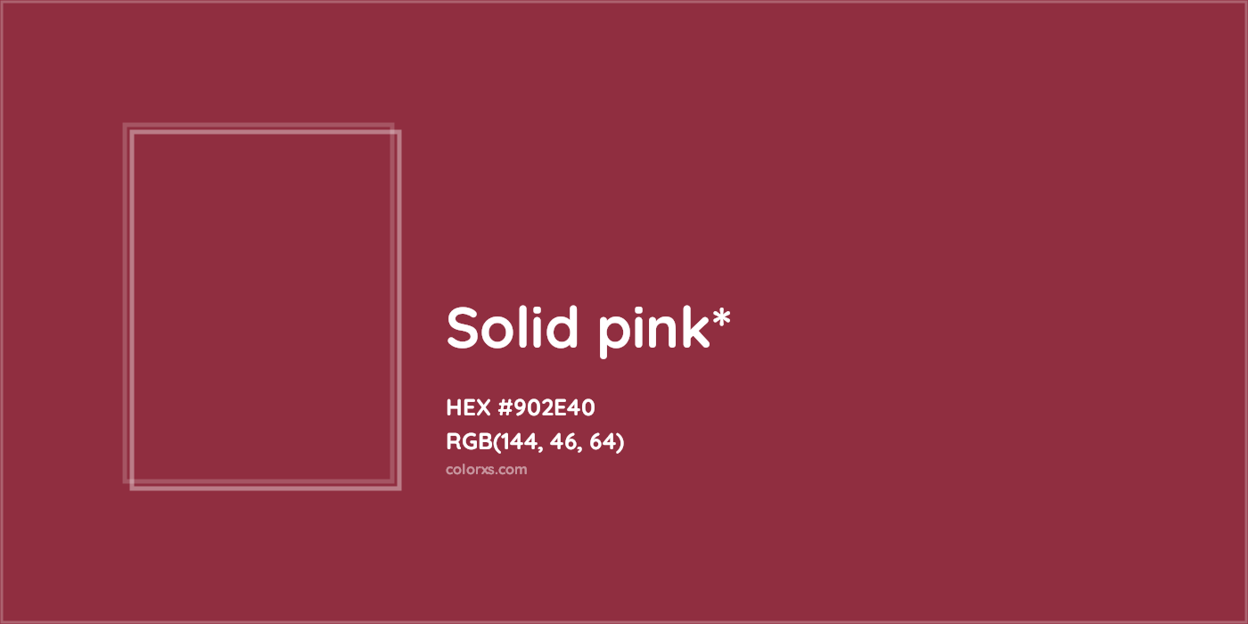 HEX #902E40 Color Name, Color Code, Palettes, Similar Paints, Images