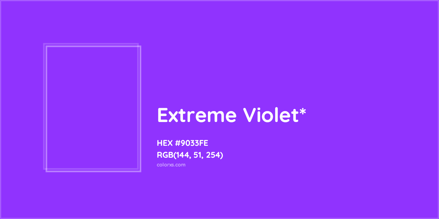 HEX #9033FE Color Name, Color Code, Palettes, Similar Paints, Images