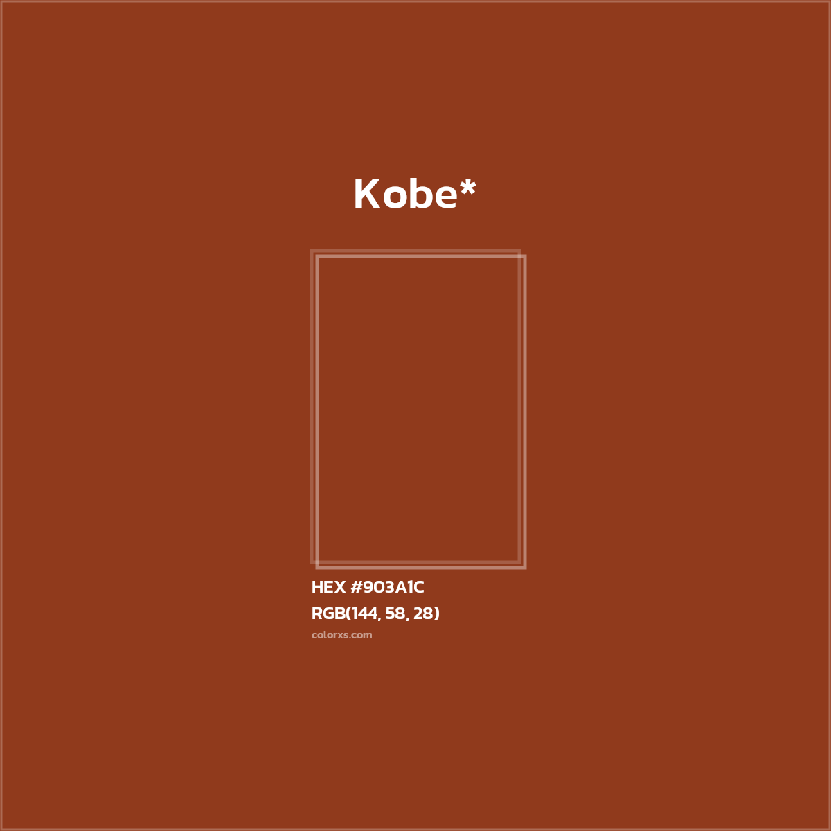 HEX #903A1C Color Name, Color Code, Palettes, Similar Paints, Images