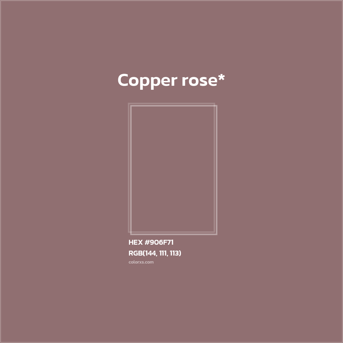 HEX #906F71 Color Name, Color Code, Palettes, Similar Paints, Images