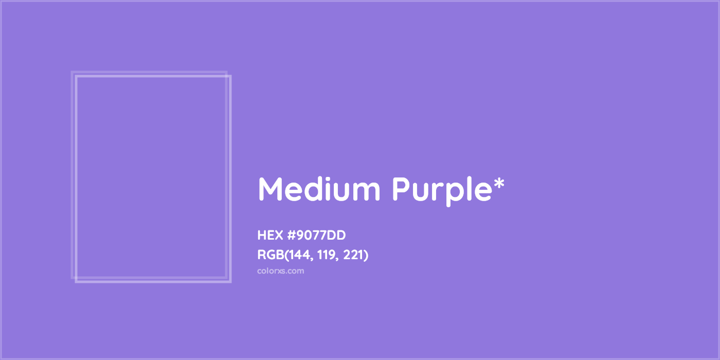 HEX #9077DD Color Name, Color Code, Palettes, Similar Paints, Images