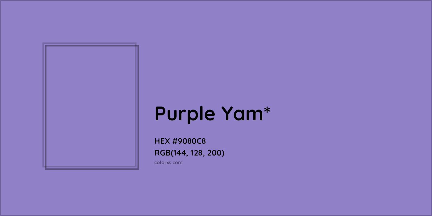 HEX #9080C8 Color Name, Color Code, Palettes, Similar Paints, Images