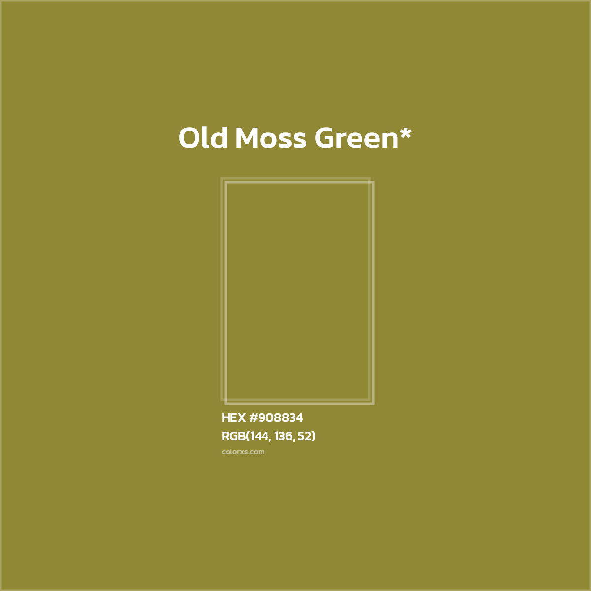 HEX #908834 Color Name, Color Code, Palettes, Similar Paints, Images