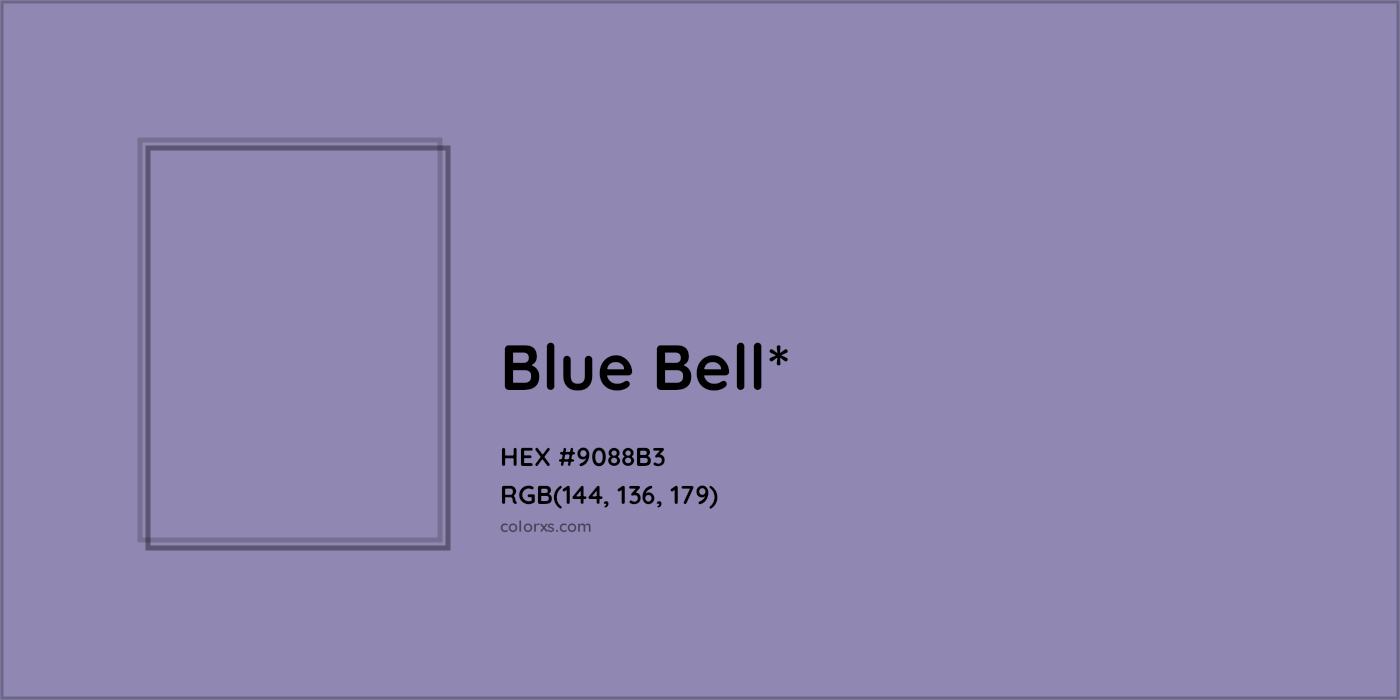 HEX #9088B3 Color Name, Color Code, Palettes, Similar Paints, Images