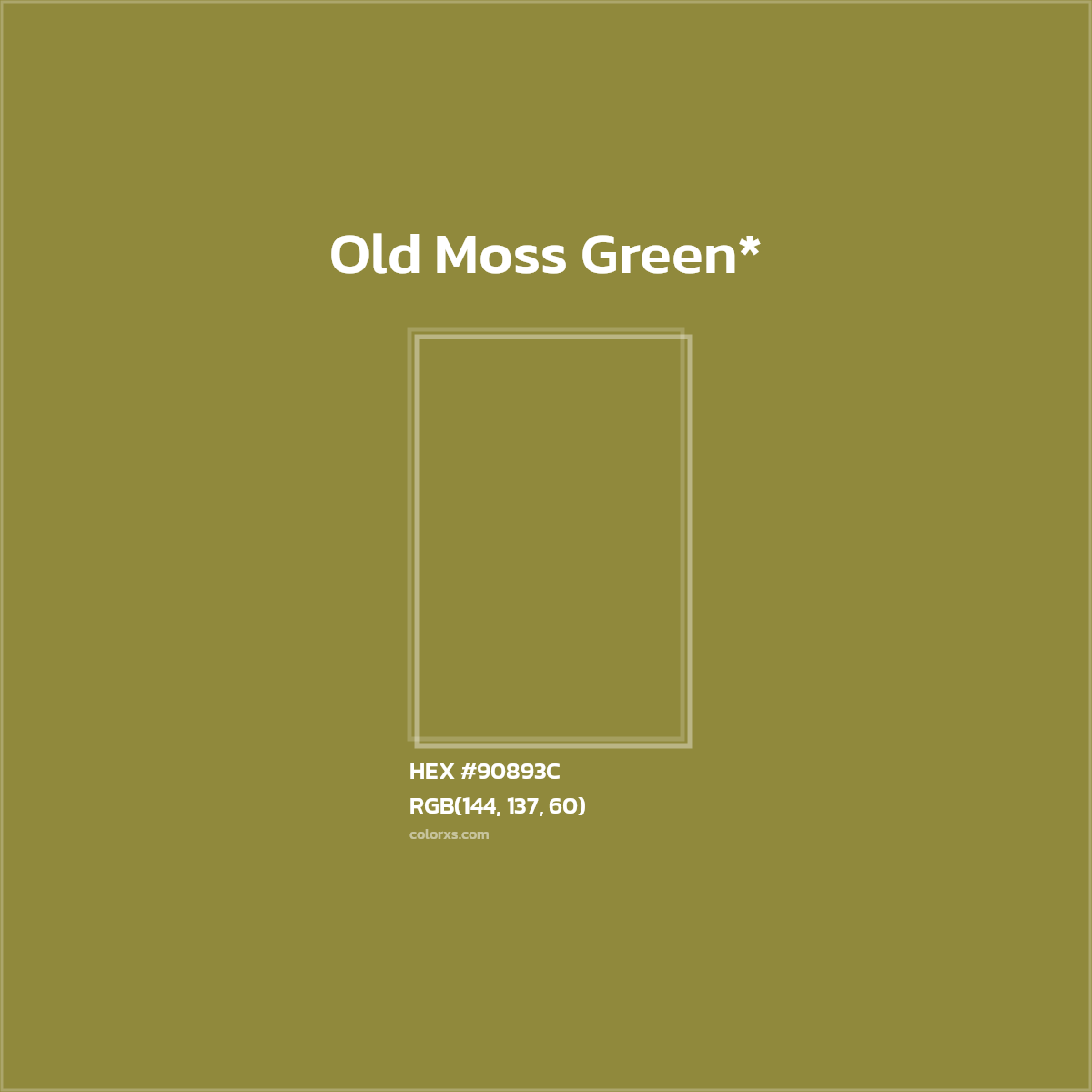 HEX #90893C Color Name, Color Code, Palettes, Similar Paints, Images