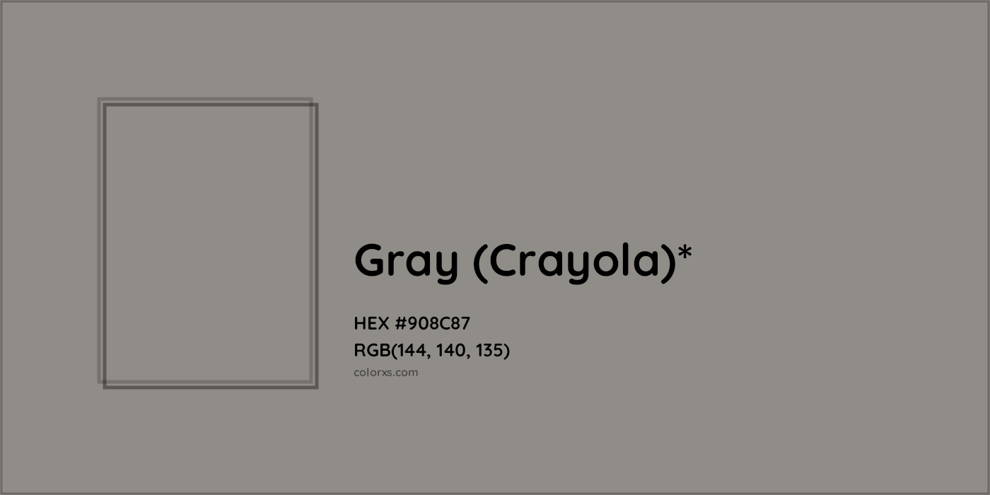 HEX #908C87 Color Name, Color Code, Palettes, Similar Paints, Images