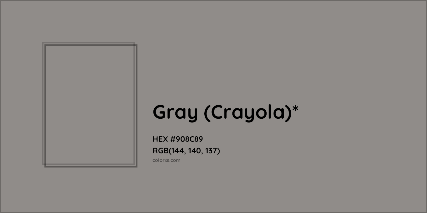 HEX #908C89 Color Name, Color Code, Palettes, Similar Paints, Images