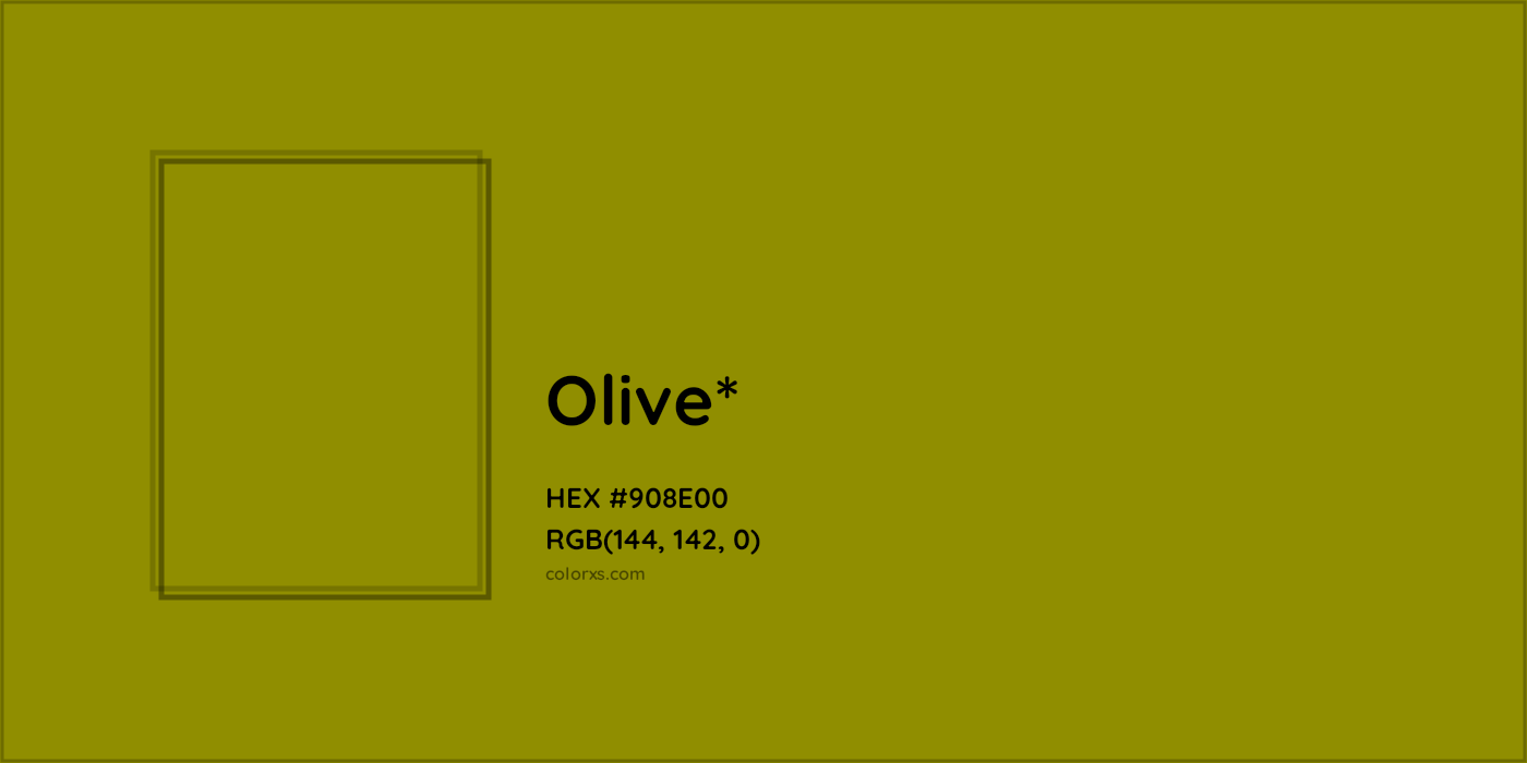 HEX #908E00 Color Name, Color Code, Palettes, Similar Paints, Images
