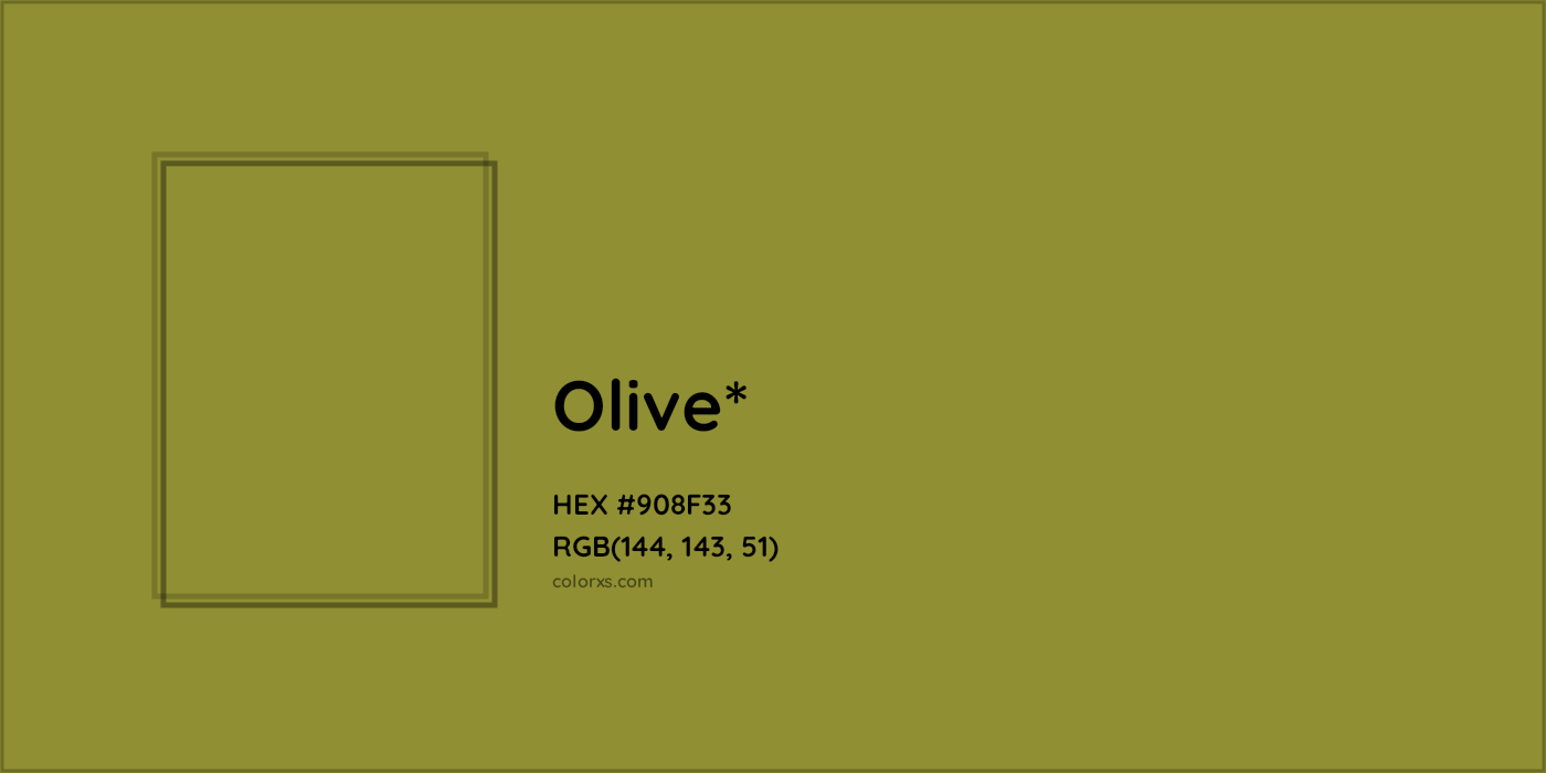 HEX #908F33 Color Name, Color Code, Palettes, Similar Paints, Images