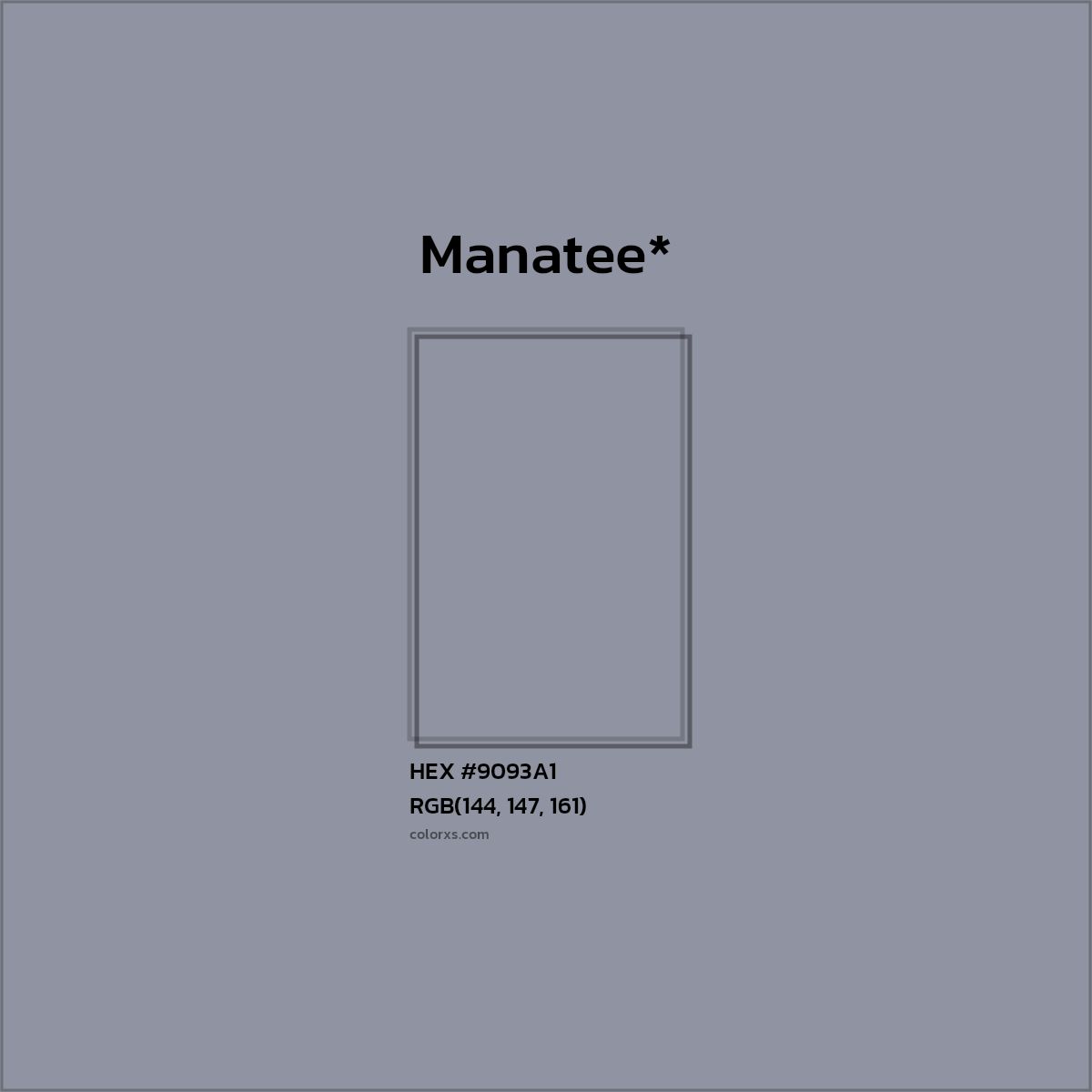 HEX #9093A1 Color Name, Color Code, Palettes, Similar Paints, Images