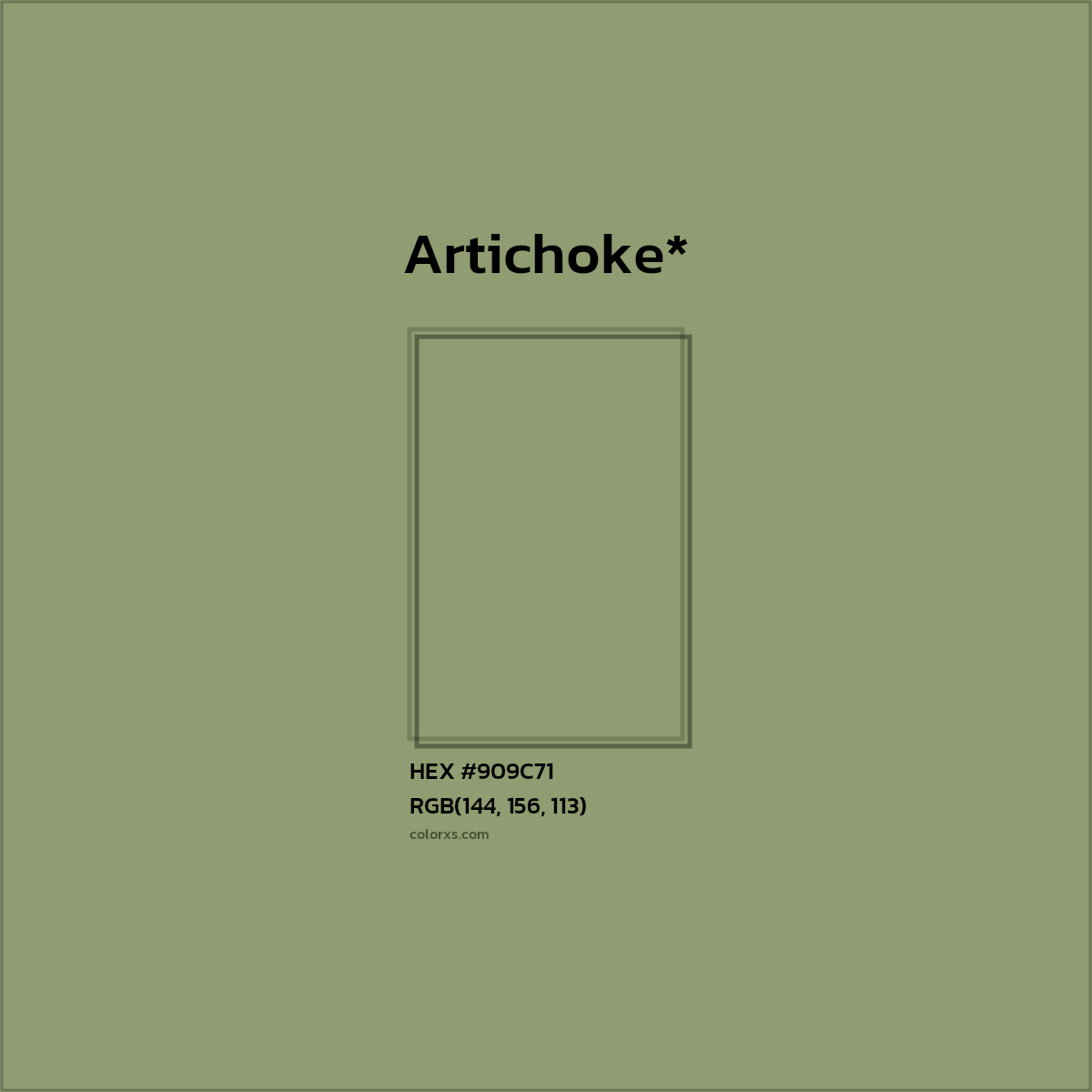 HEX #909C71 Color Name, Color Code, Palettes, Similar Paints, Images
