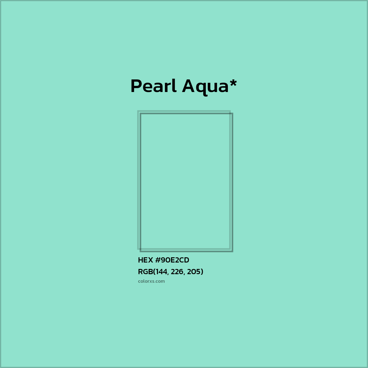 HEX #90E2CD Color Name, Color Code, Palettes, Similar Paints, Images