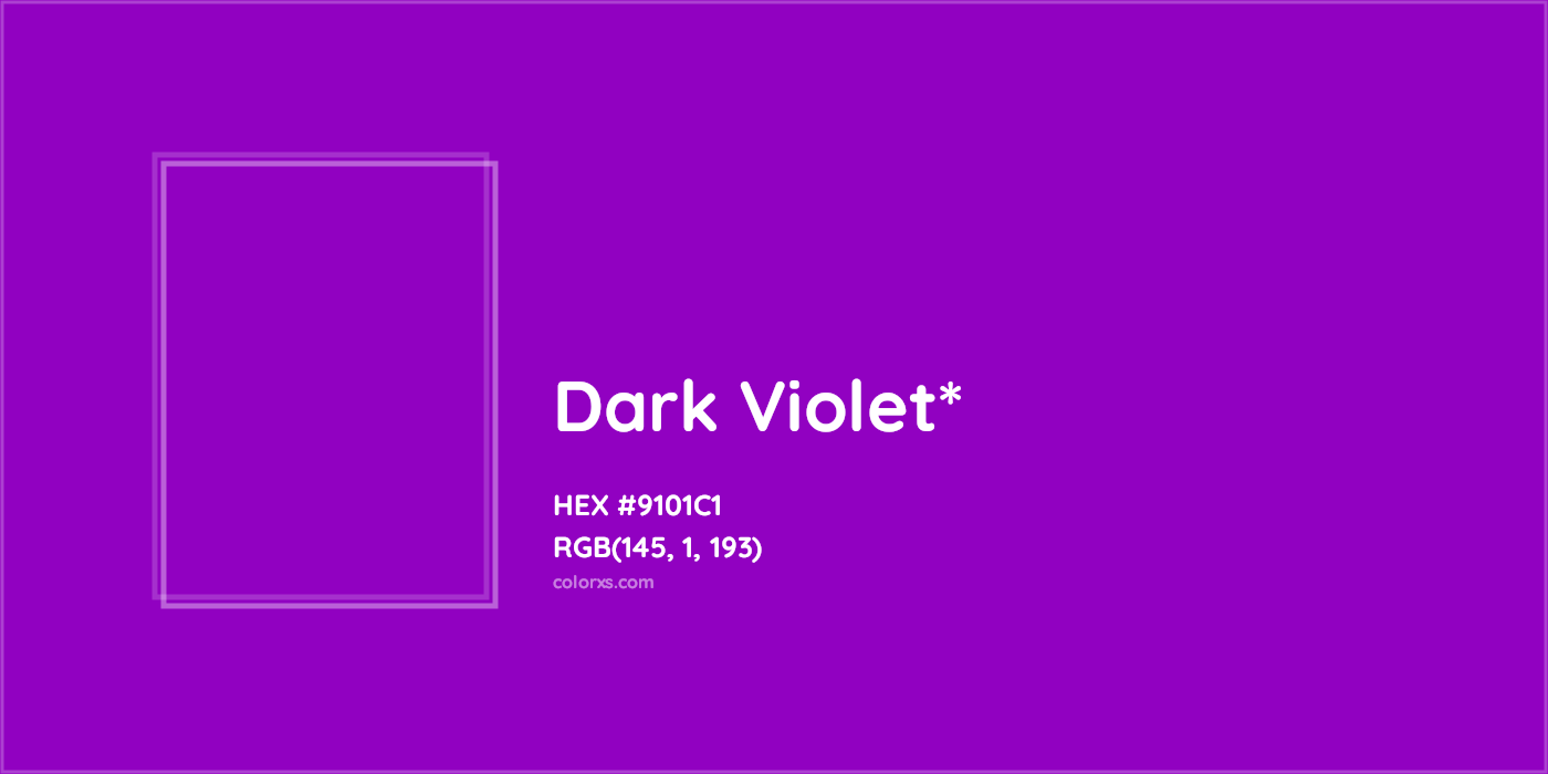 HEX #9101C1 Color Name, Color Code, Palettes, Similar Paints, Images