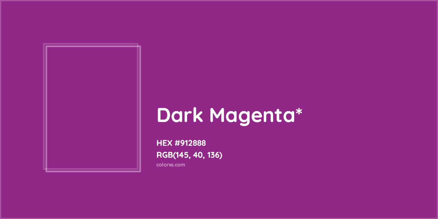 HEX #912888 Color Name, Color Code, Palettes, Similar Paints, Images