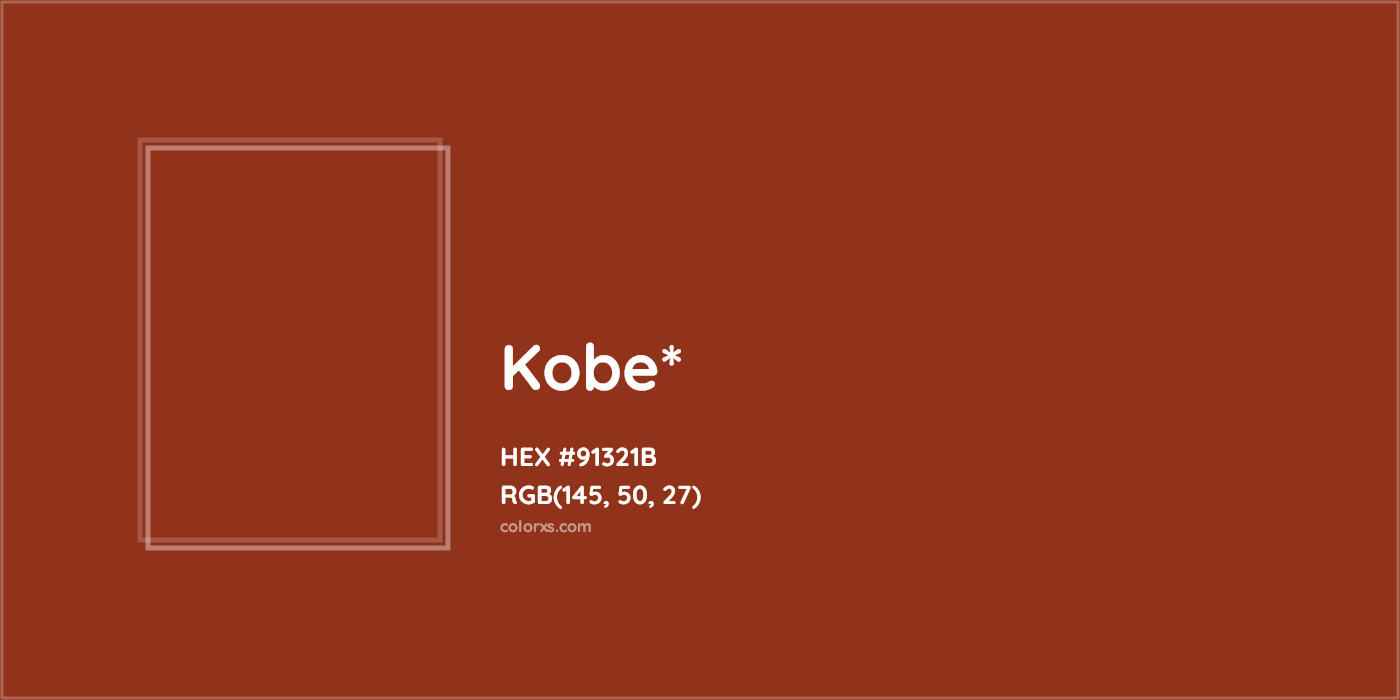 HEX #91321B Color Name, Color Code, Palettes, Similar Paints, Images