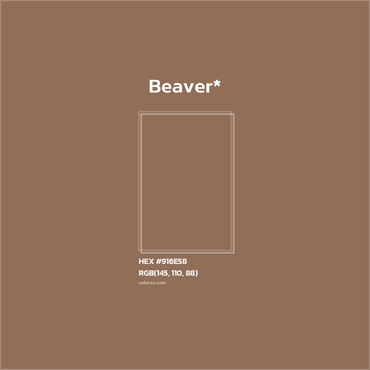 HEX #916E58 Color Name, Color Code, Palettes, Similar Paints, Images