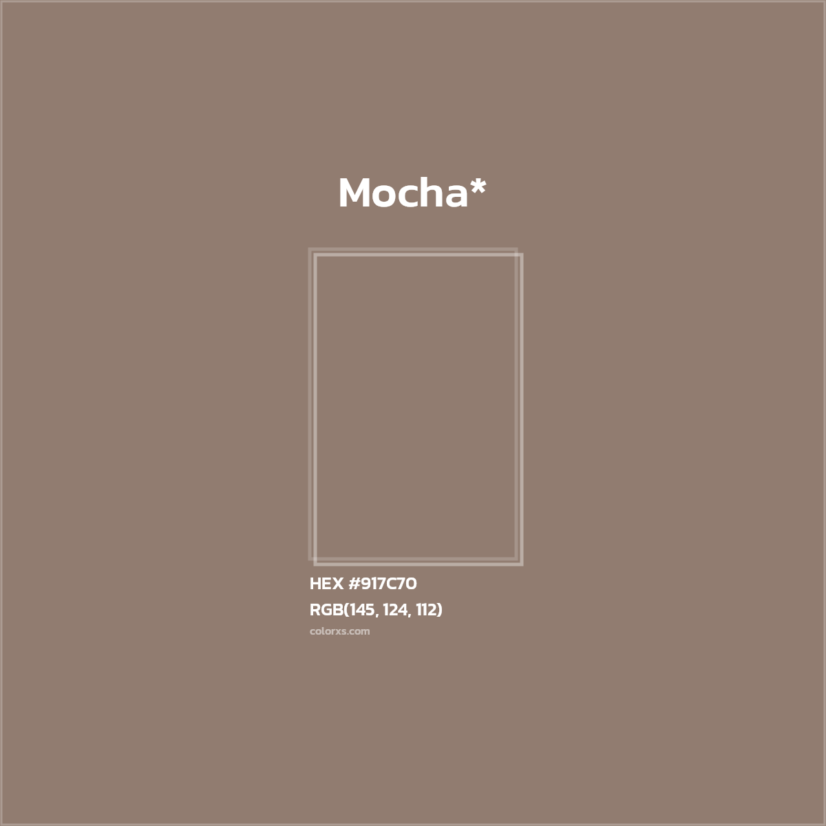 HEX #917C70 Color Name, Color Code, Palettes, Similar Paints, Images