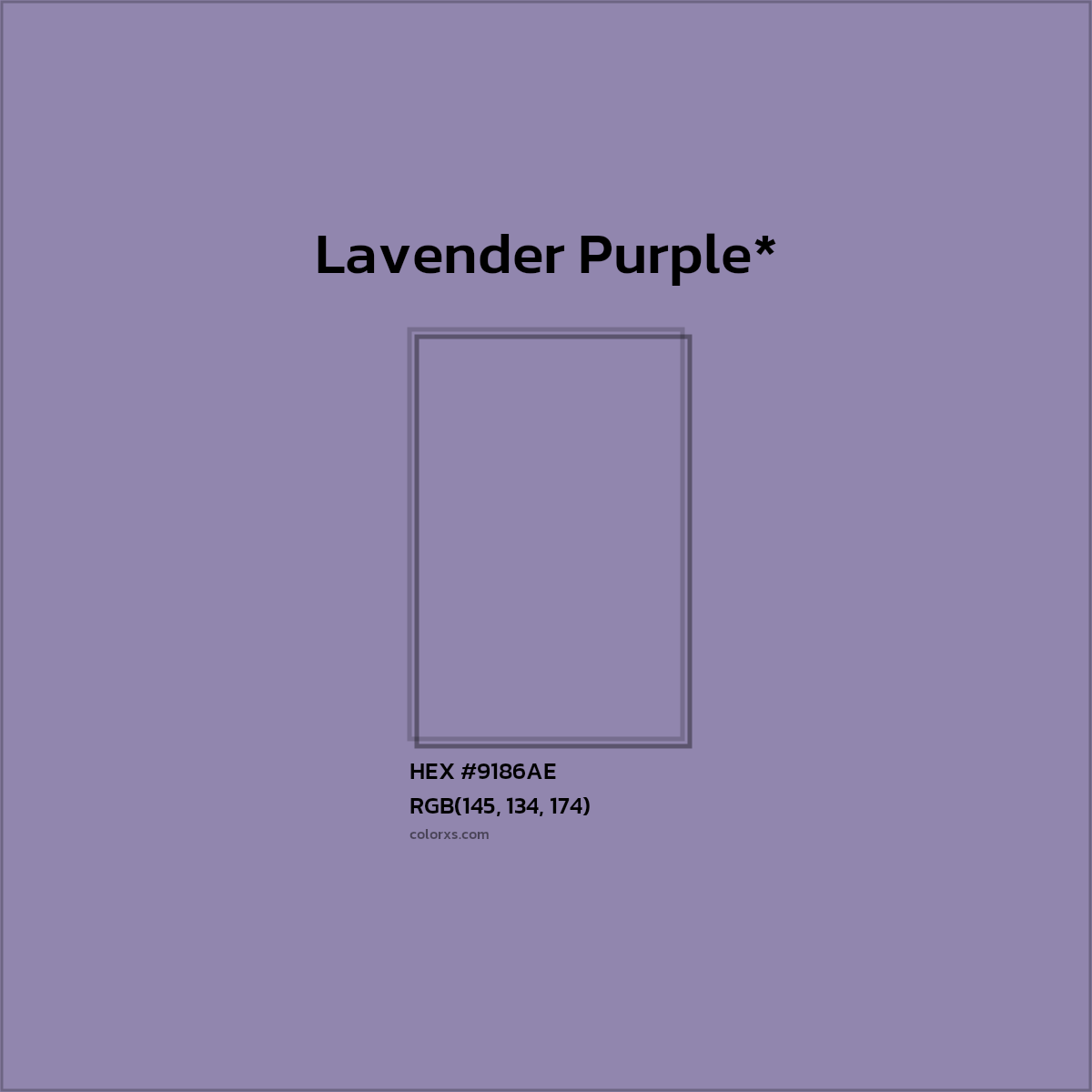 HEX #9186AE Color Name, Color Code, Palettes, Similar Paints, Images
