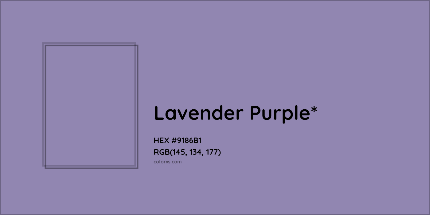 HEX #9186B1 Color Name, Color Code, Palettes, Similar Paints, Images
