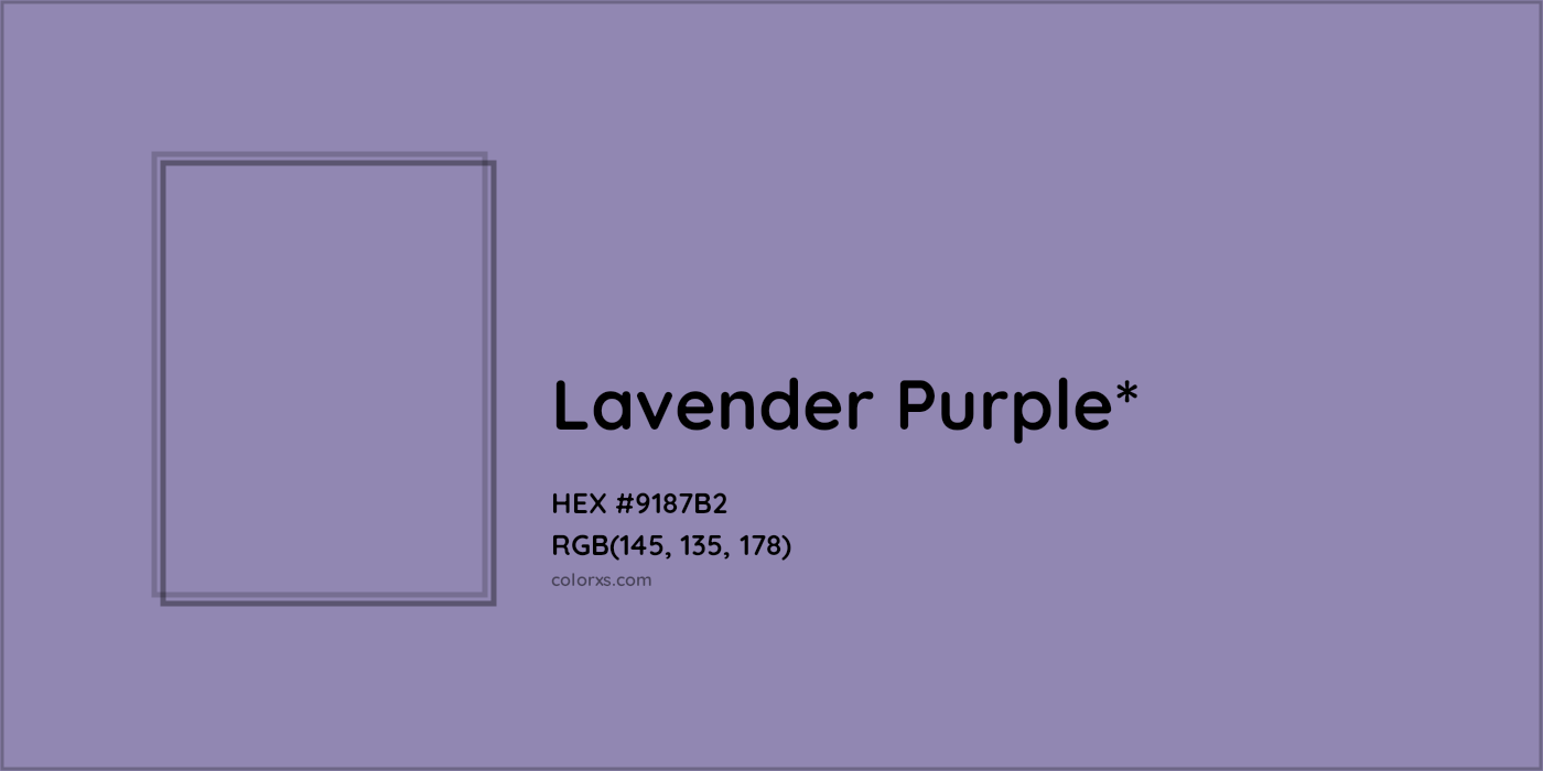 HEX #9187B2 Color Name, Color Code, Palettes, Similar Paints, Images