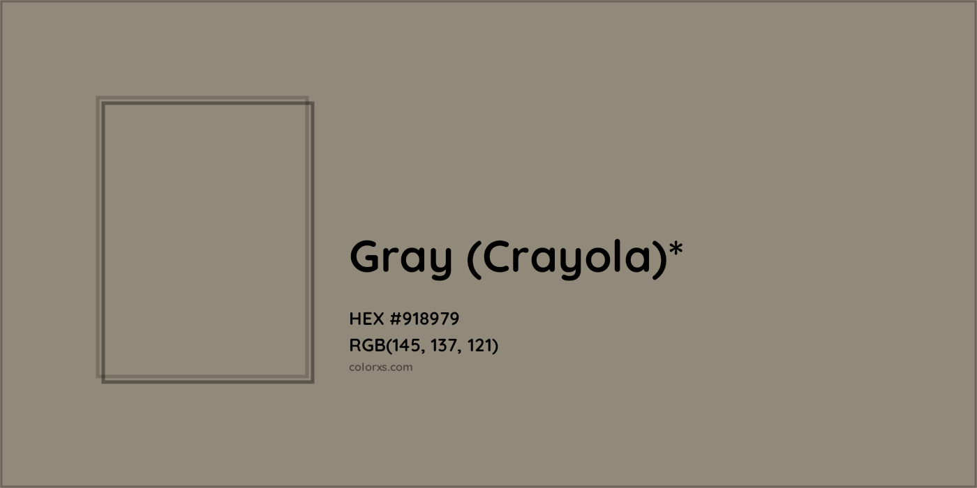 HEX #918979 Color Name, Color Code, Palettes, Similar Paints, Images