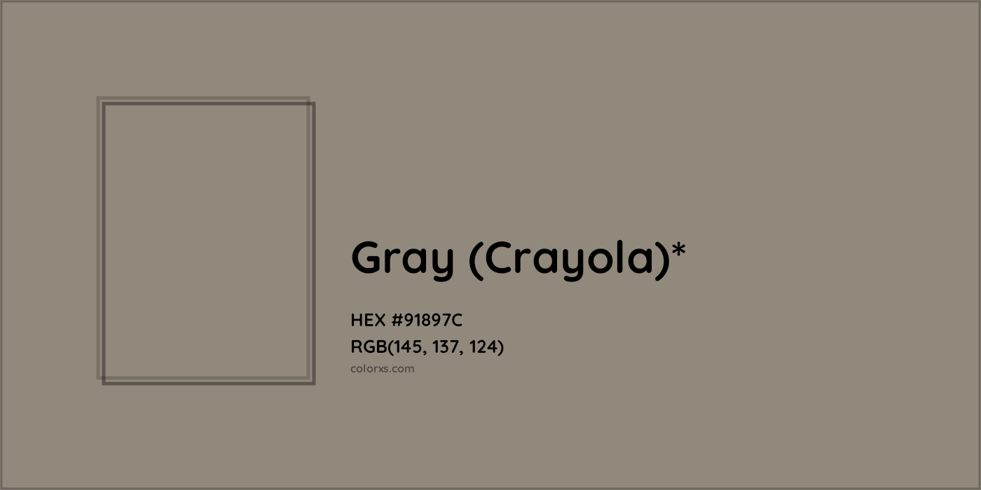 HEX #91897C Color Name, Color Code, Palettes, Similar Paints, Images