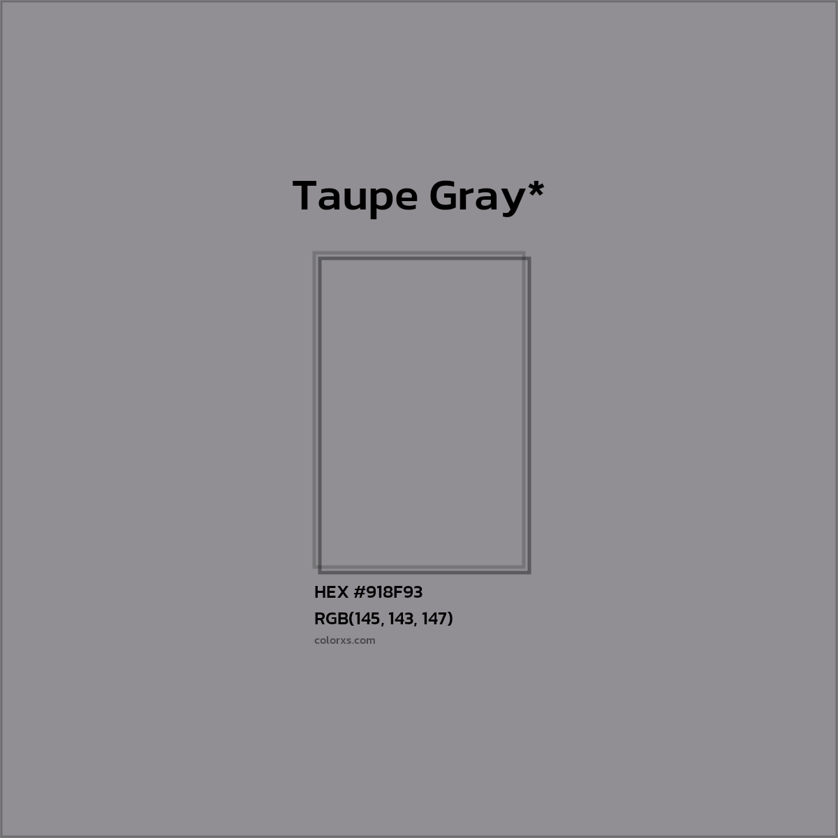 HEX #918F93 Color Name, Color Code, Palettes, Similar Paints, Images