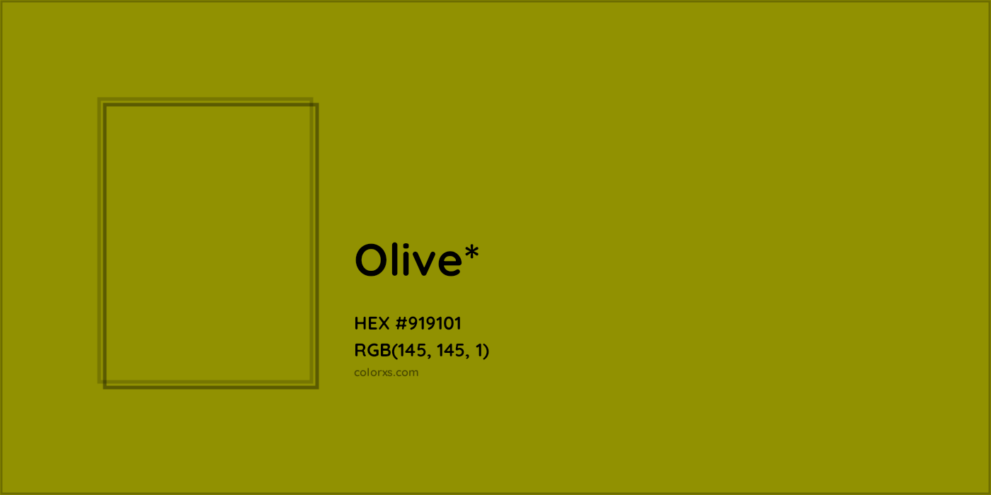 HEX #919101 Color Name, Color Code, Palettes, Similar Paints, Images