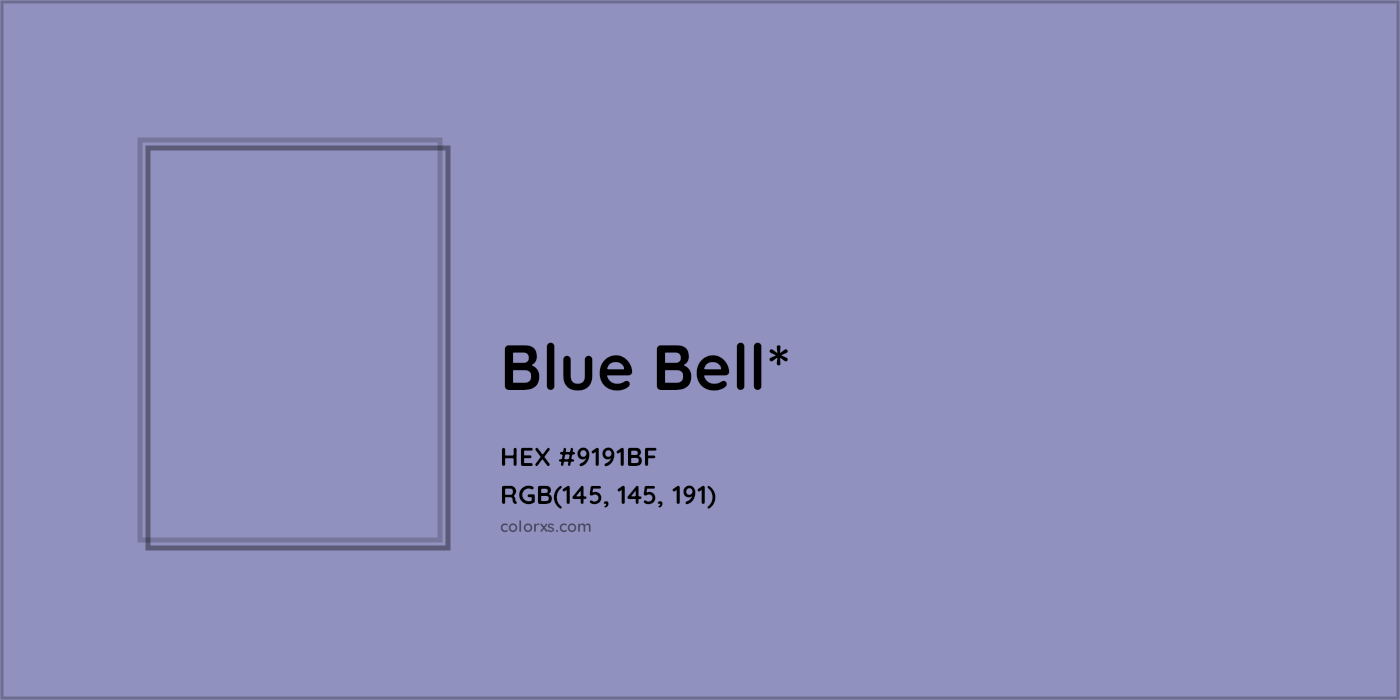 HEX #9191BF Color Name, Color Code, Palettes, Similar Paints, Images