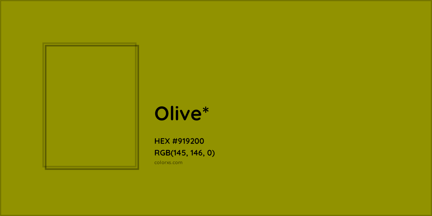 HEX #919200 Color Name, Color Code, Palettes, Similar Paints, Images