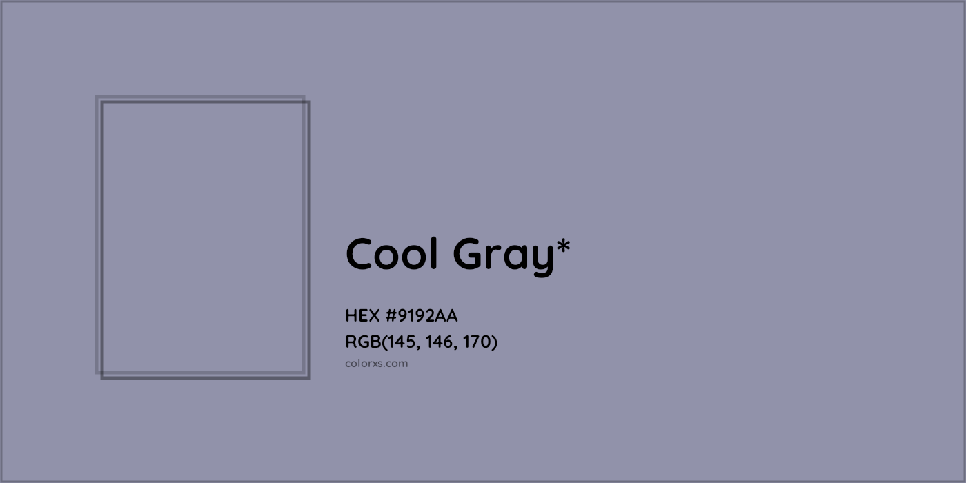 HEX #9192AA Color Name, Color Code, Palettes, Similar Paints, Images