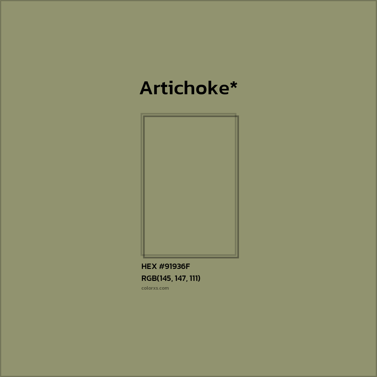 HEX #91936F Color Name, Color Code, Palettes, Similar Paints, Images