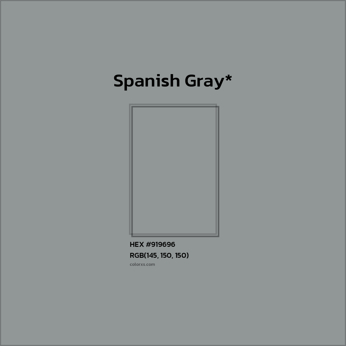 HEX #919696 Color Name, Color Code, Palettes, Similar Paints, Images