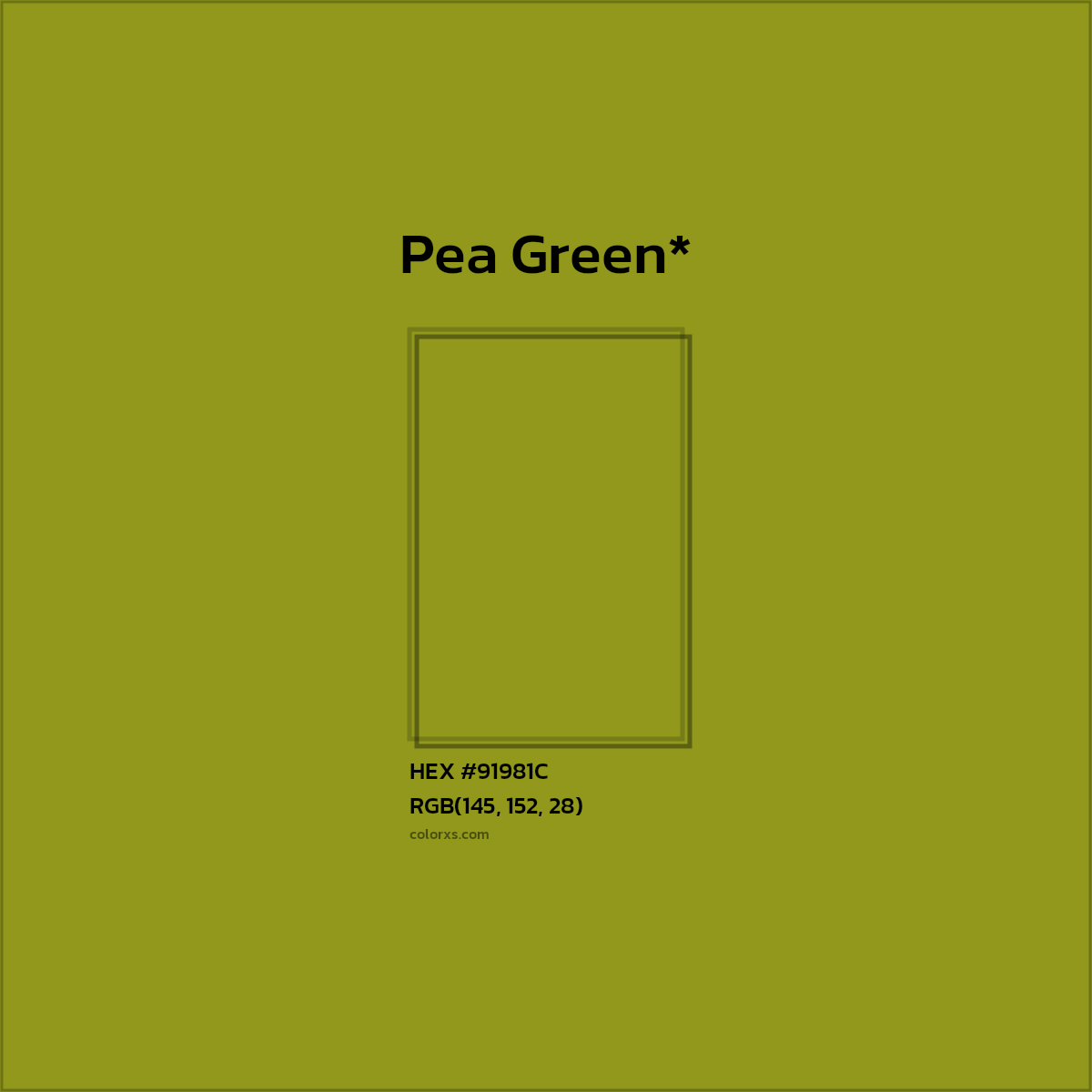 HEX #91981C Color Name, Color Code, Palettes, Similar Paints, Images