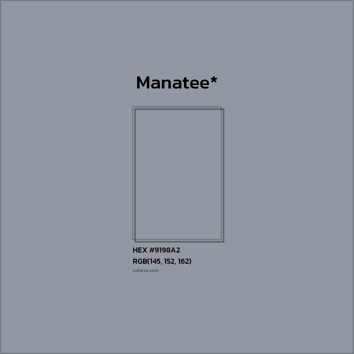 HEX #9198A2 Color Name, Color Code, Palettes, Similar Paints, Images