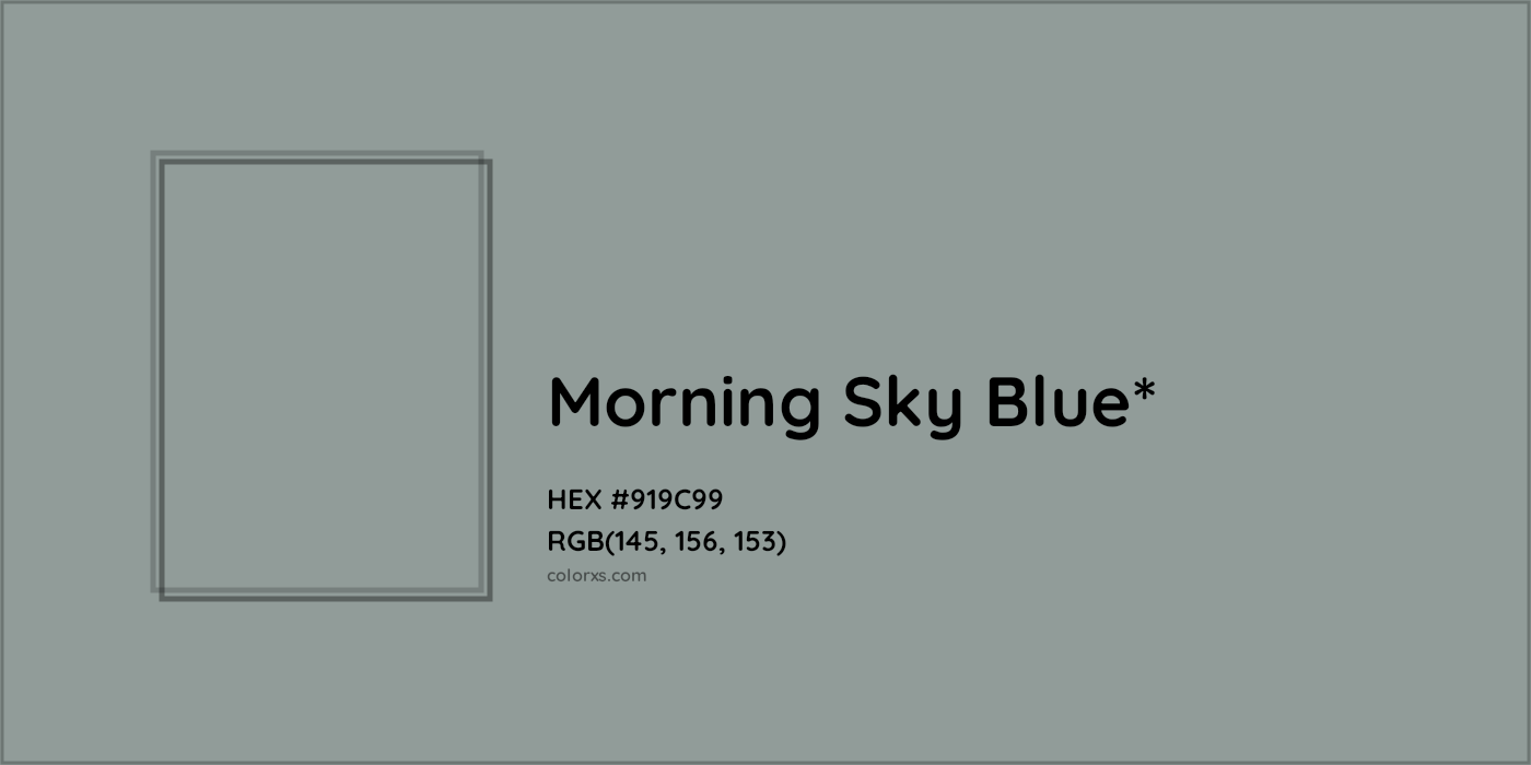 HEX #919C99 Color Name, Color Code, Palettes, Similar Paints, Images