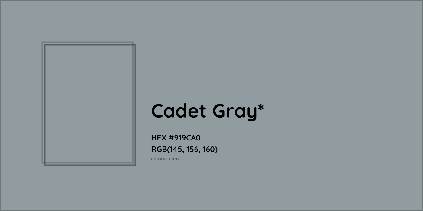 HEX #919CA0 Color Name, Color Code, Palettes, Similar Paints, Images