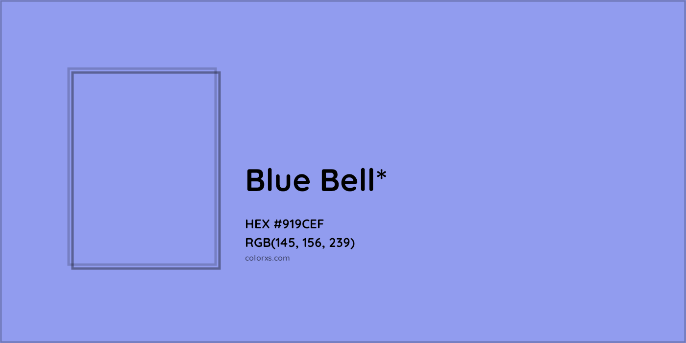 HEX #919CEF Color Name, Color Code, Palettes, Similar Paints, Images