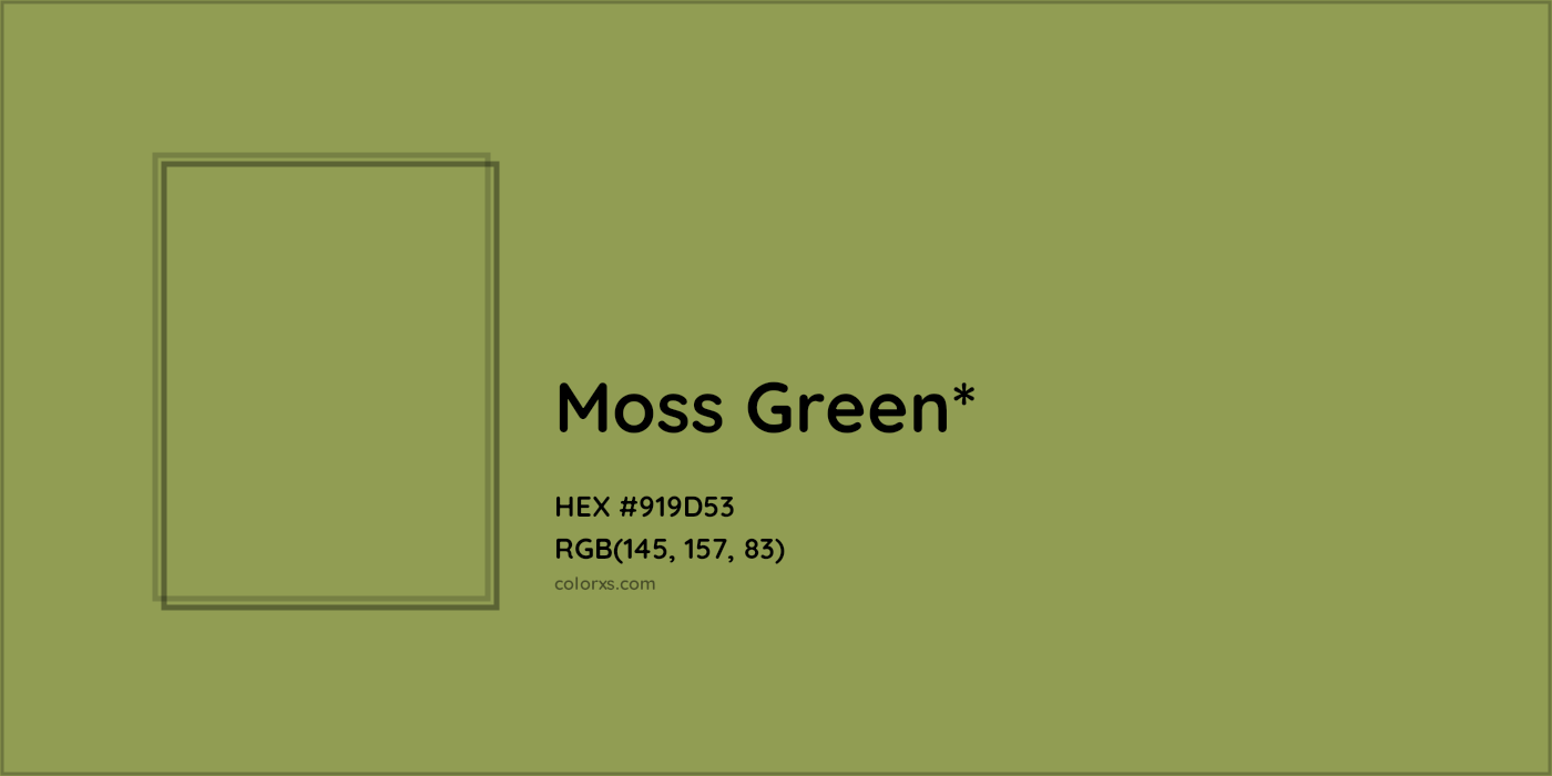 HEX #919D53 Color Name, Color Code, Palettes, Similar Paints, Images