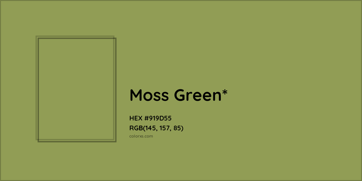 HEX #919D55 Color Name, Color Code, Palettes, Similar Paints, Images