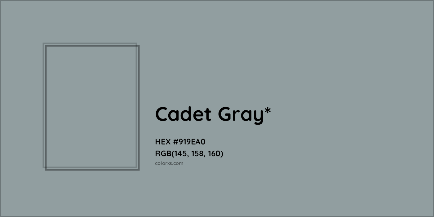 HEX #919EA0 Color Name, Color Code, Palettes, Similar Paints, Images