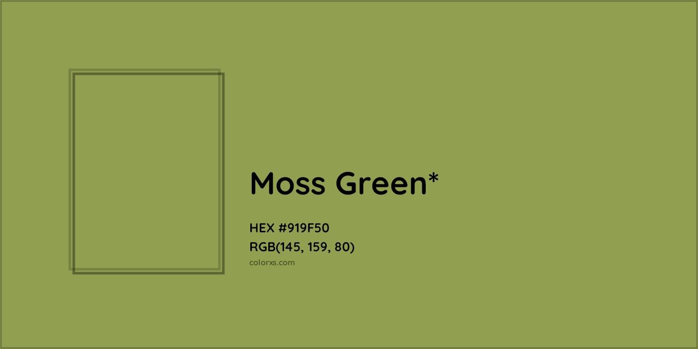 HEX #919F50 Color Name, Color Code, Palettes, Similar Paints, Images