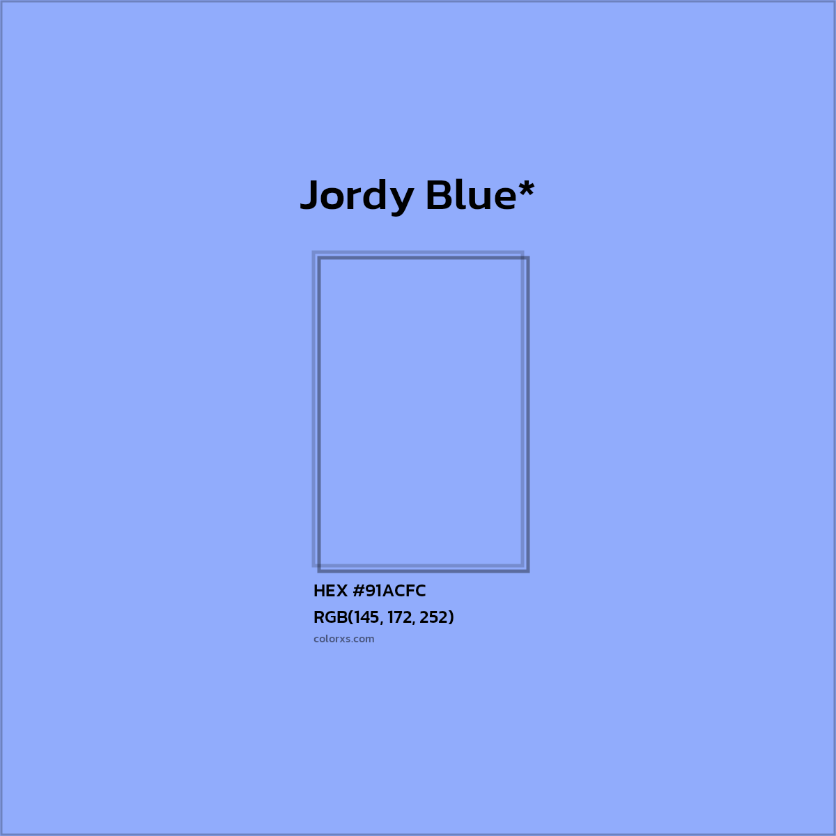 HEX #91ACFC Color Name, Color Code, Palettes, Similar Paints, Images