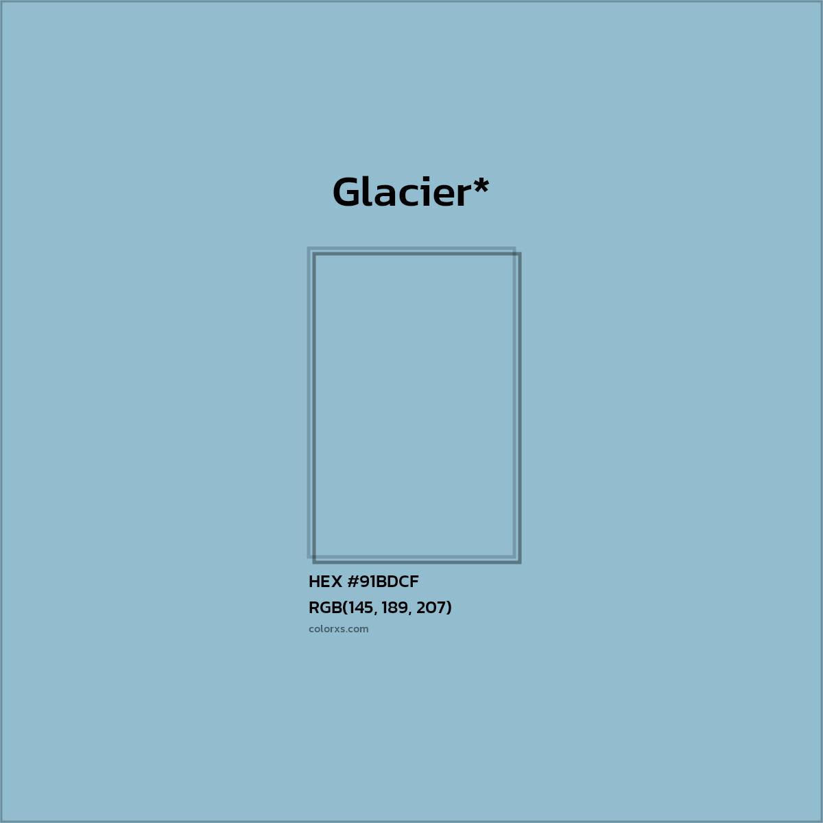 HEX #91BDCF Color Name, Color Code, Palettes, Similar Paints, Images