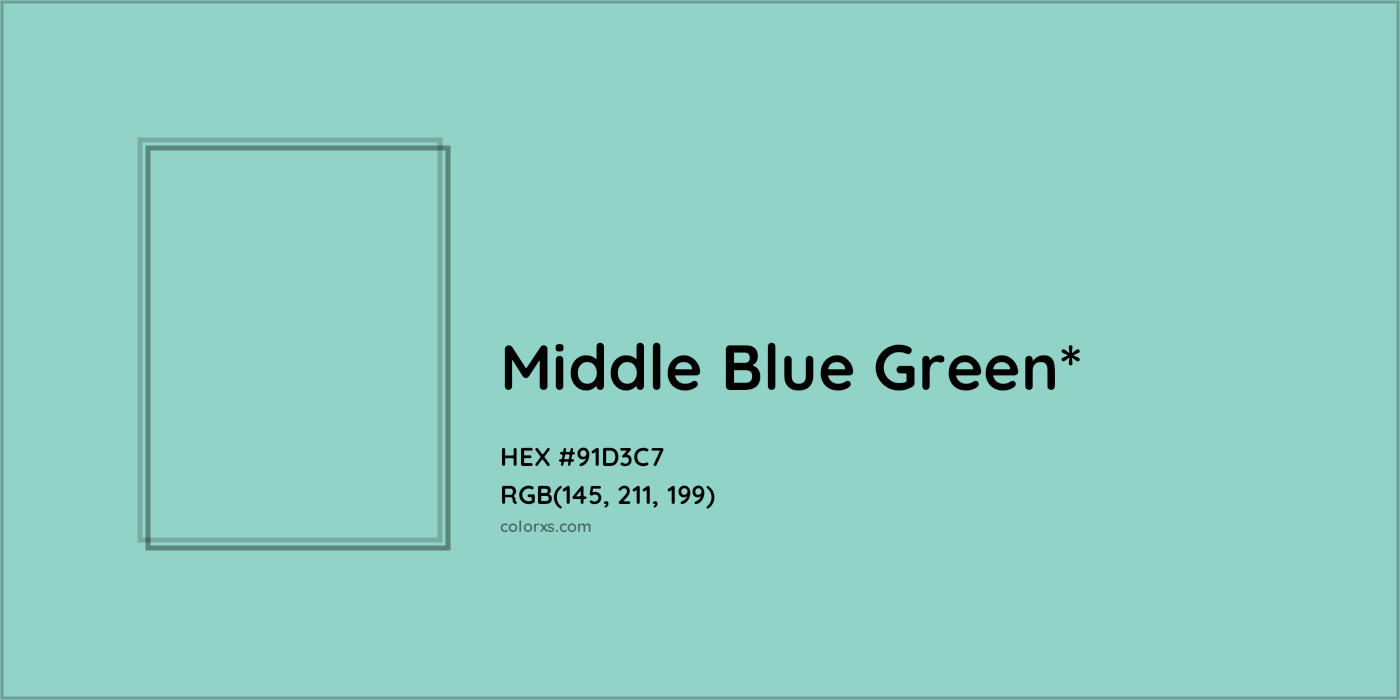 HEX #91D3C7 Color Name, Color Code, Palettes, Similar Paints, Images