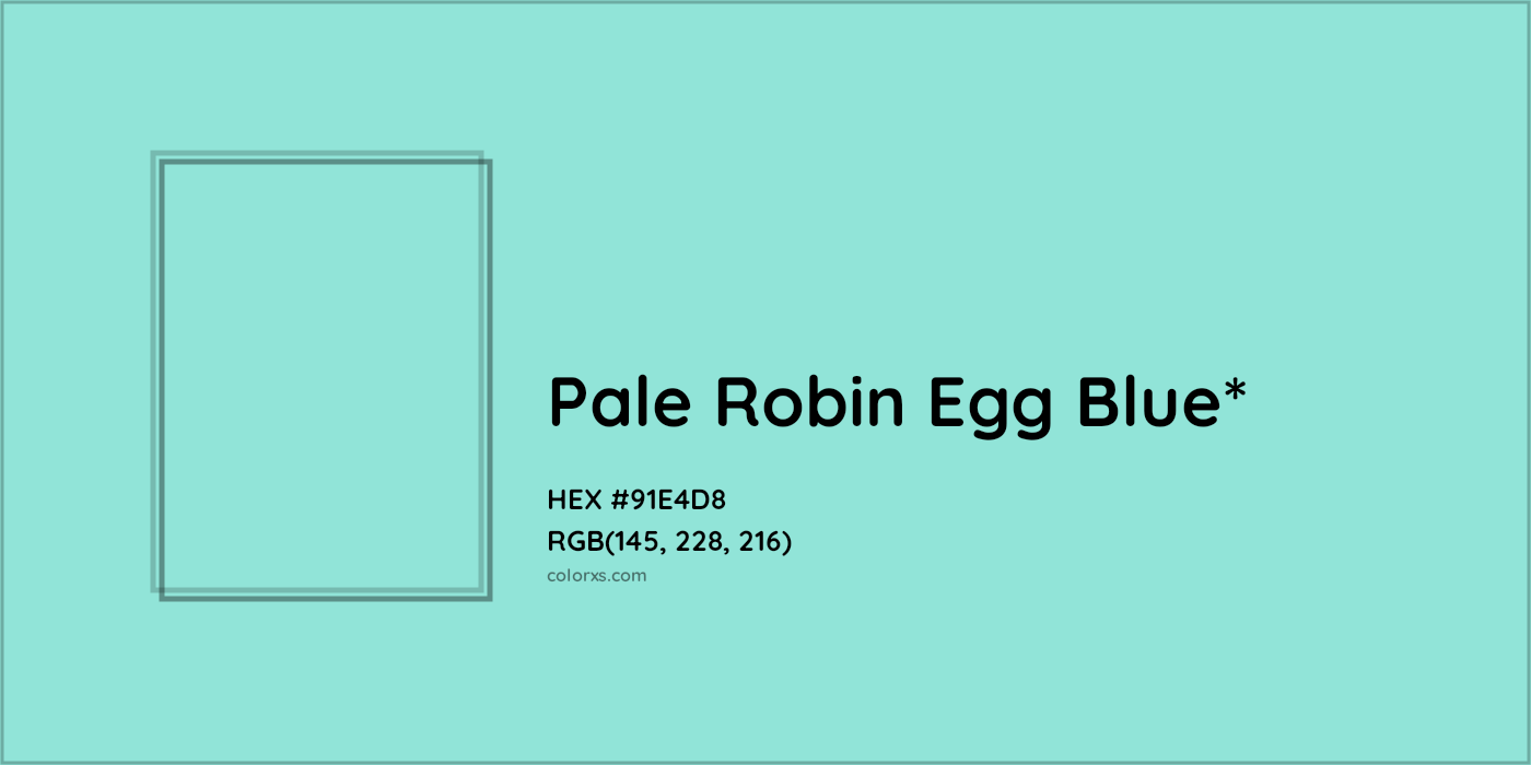 HEX #91E4D8 Color Name, Color Code, Palettes, Similar Paints, Images